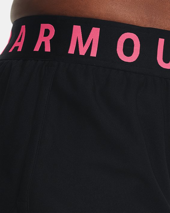 Women's UA Play Up 5" Shorts, Black, pdpMainDesktop image number 3